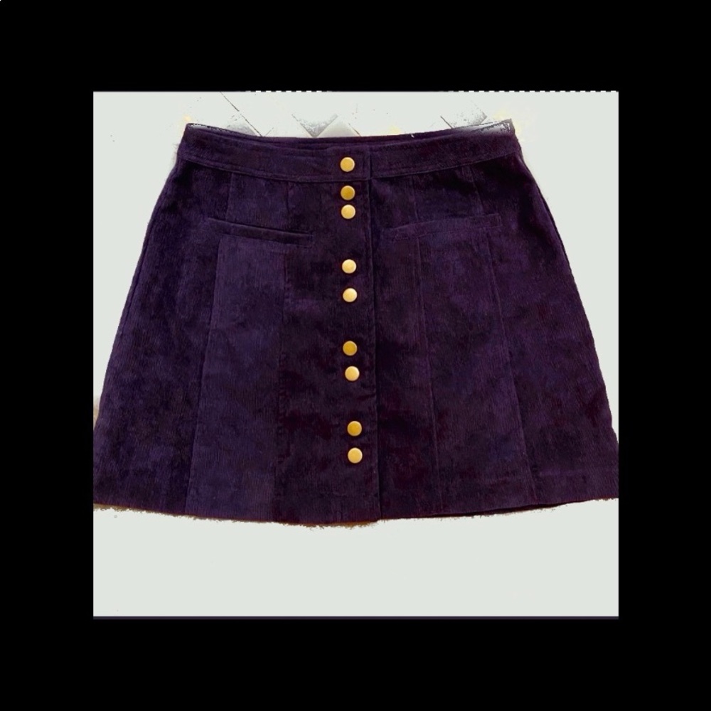 Corduroy Skirt